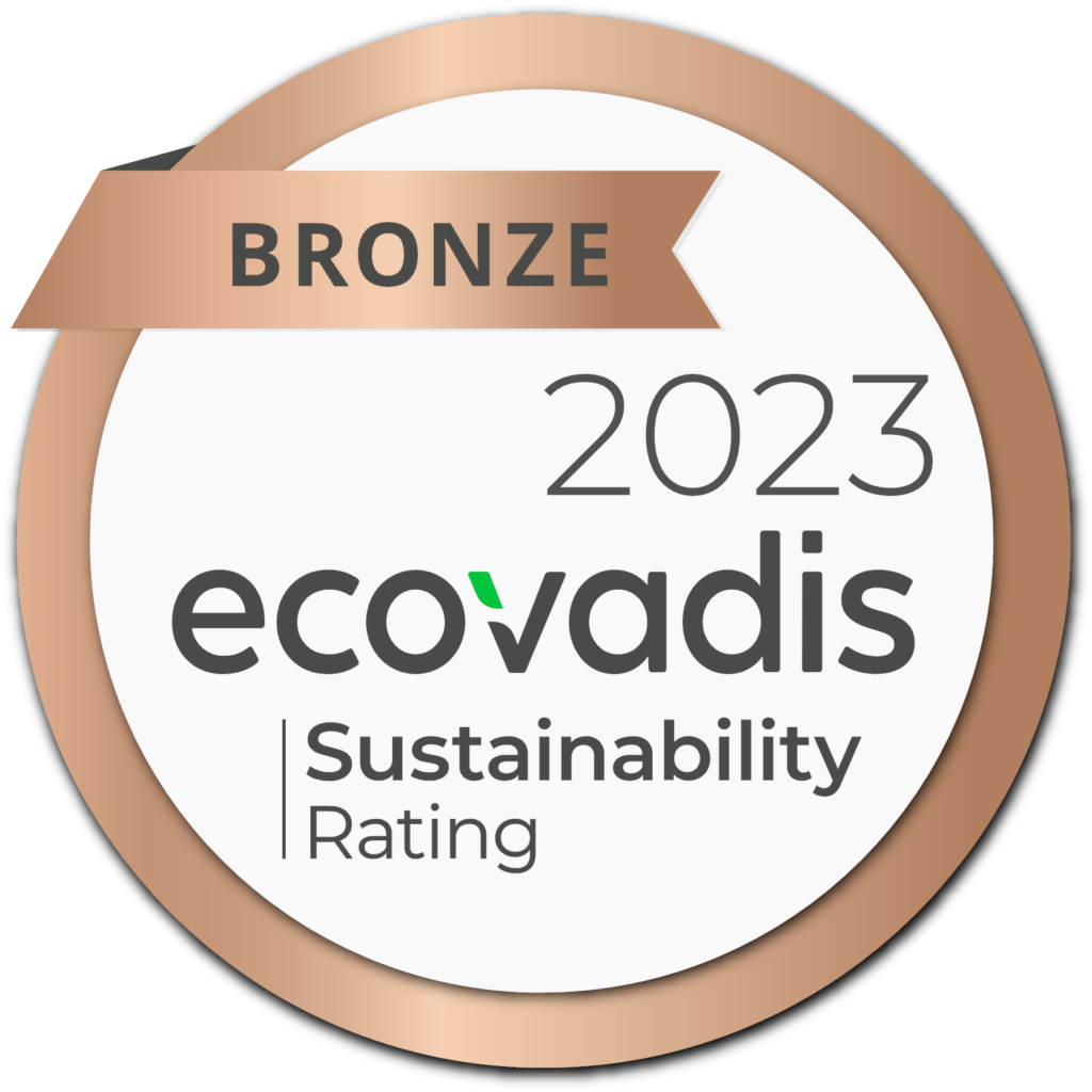 ecovadis logo, bronze rank, 2023