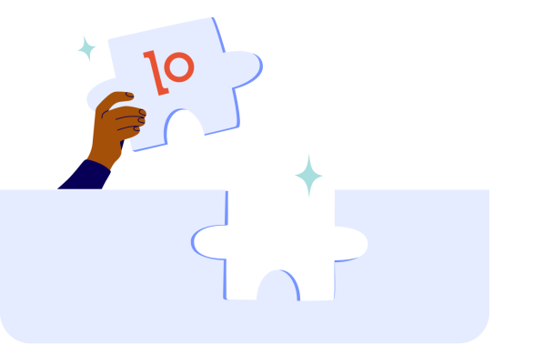 A puzzle completed by a locala branded piece