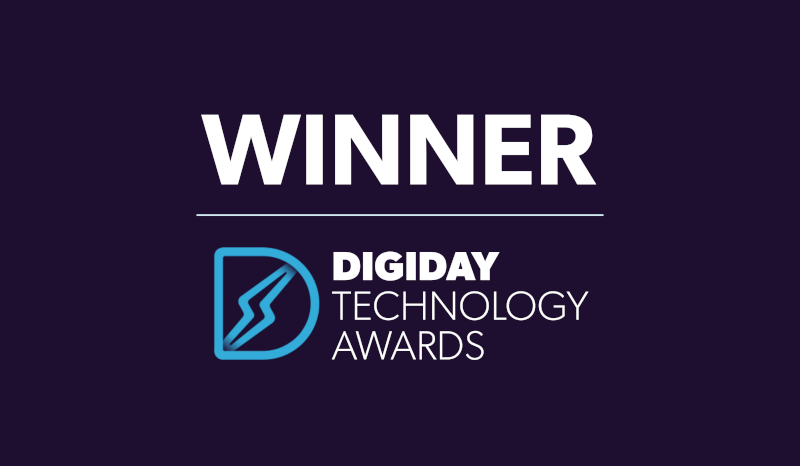 WINNER, Digiday Technology Awards 2025