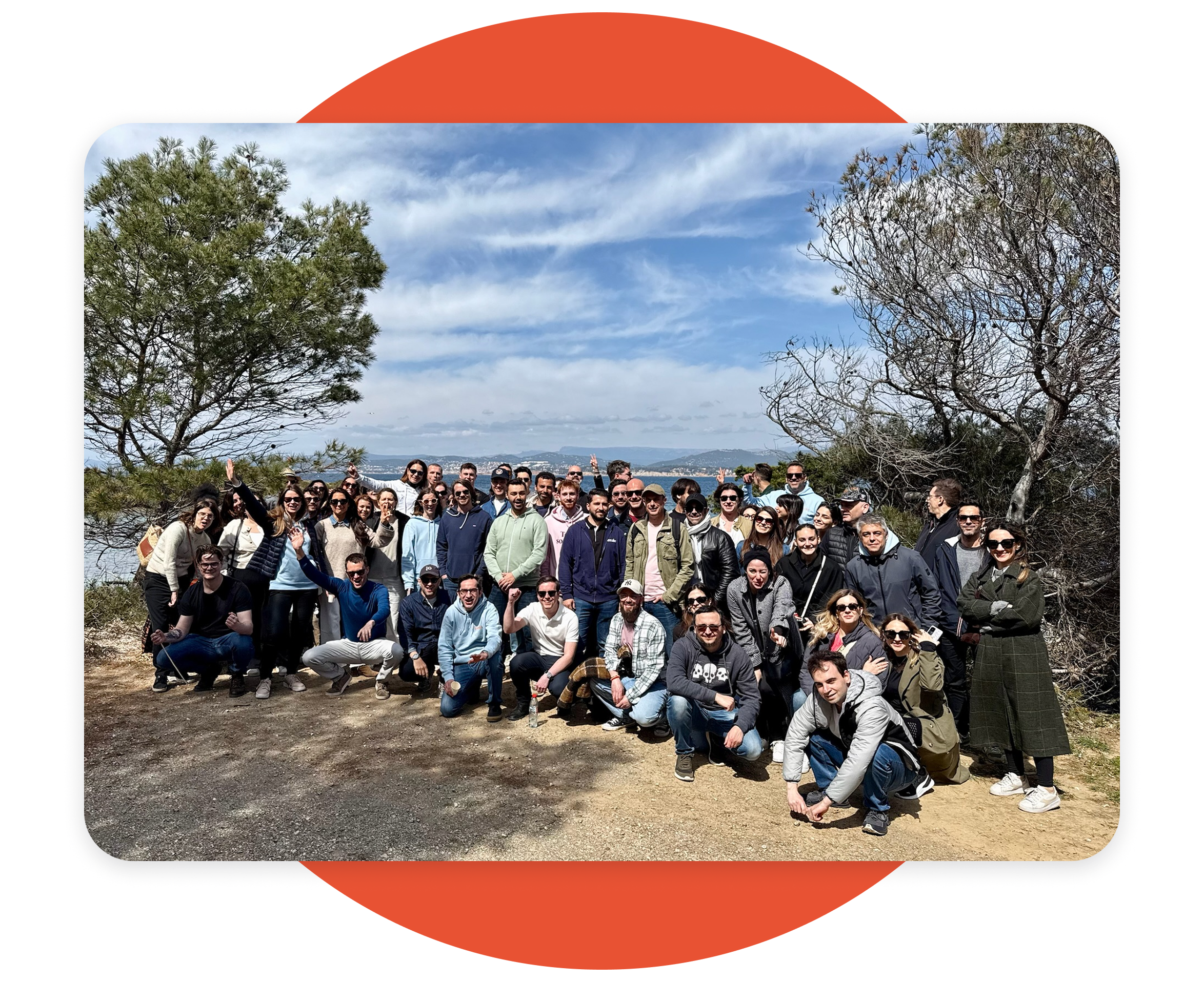 Outdoor group photo of the locala team