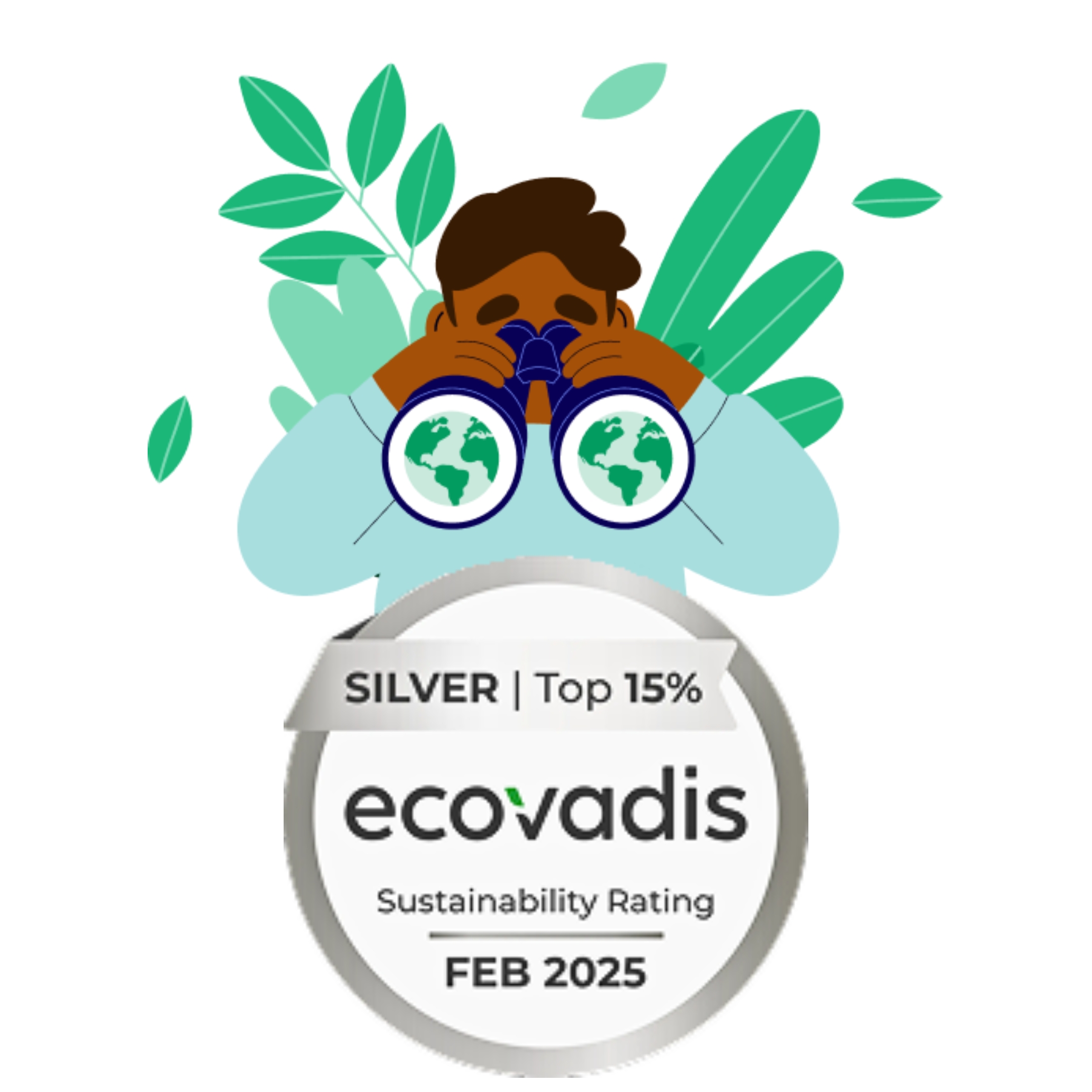 ecovadis silver medal + carbon solution