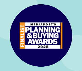 Thumbnail with a logo showing that locala's as been named a finalist for the mediapost planning and planning award