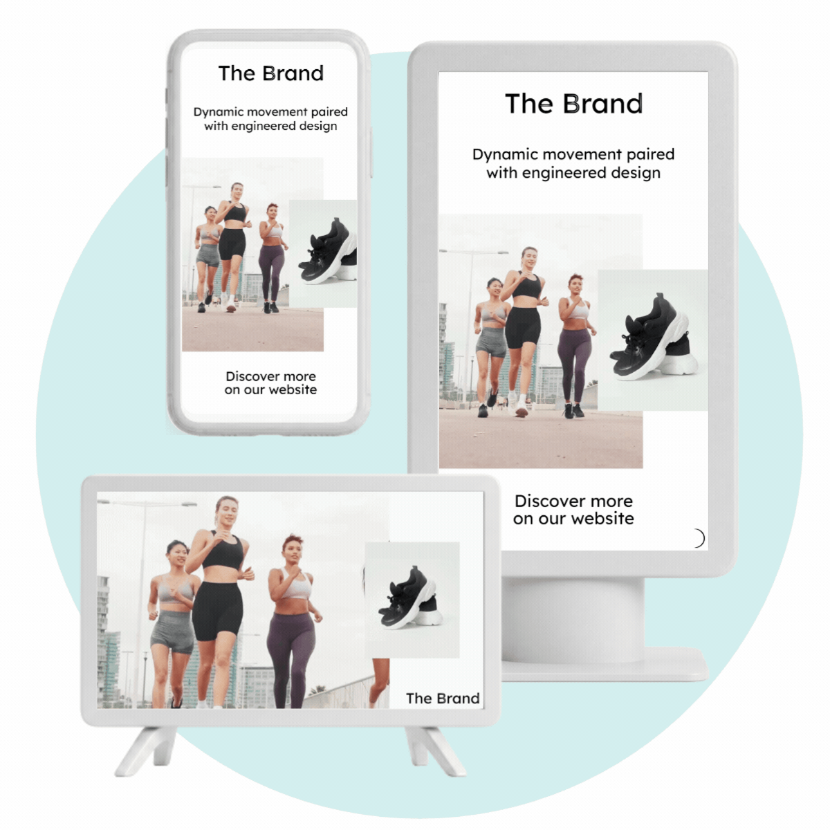 Dual Vision ad format mockup